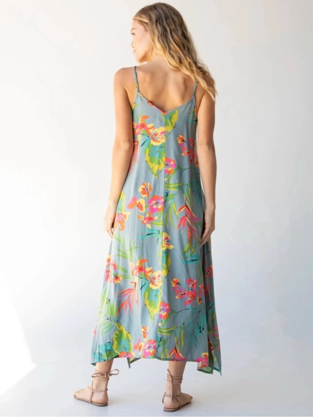 Natural Life Katrina Midi Slip Dress Small - Picture 4 of 9